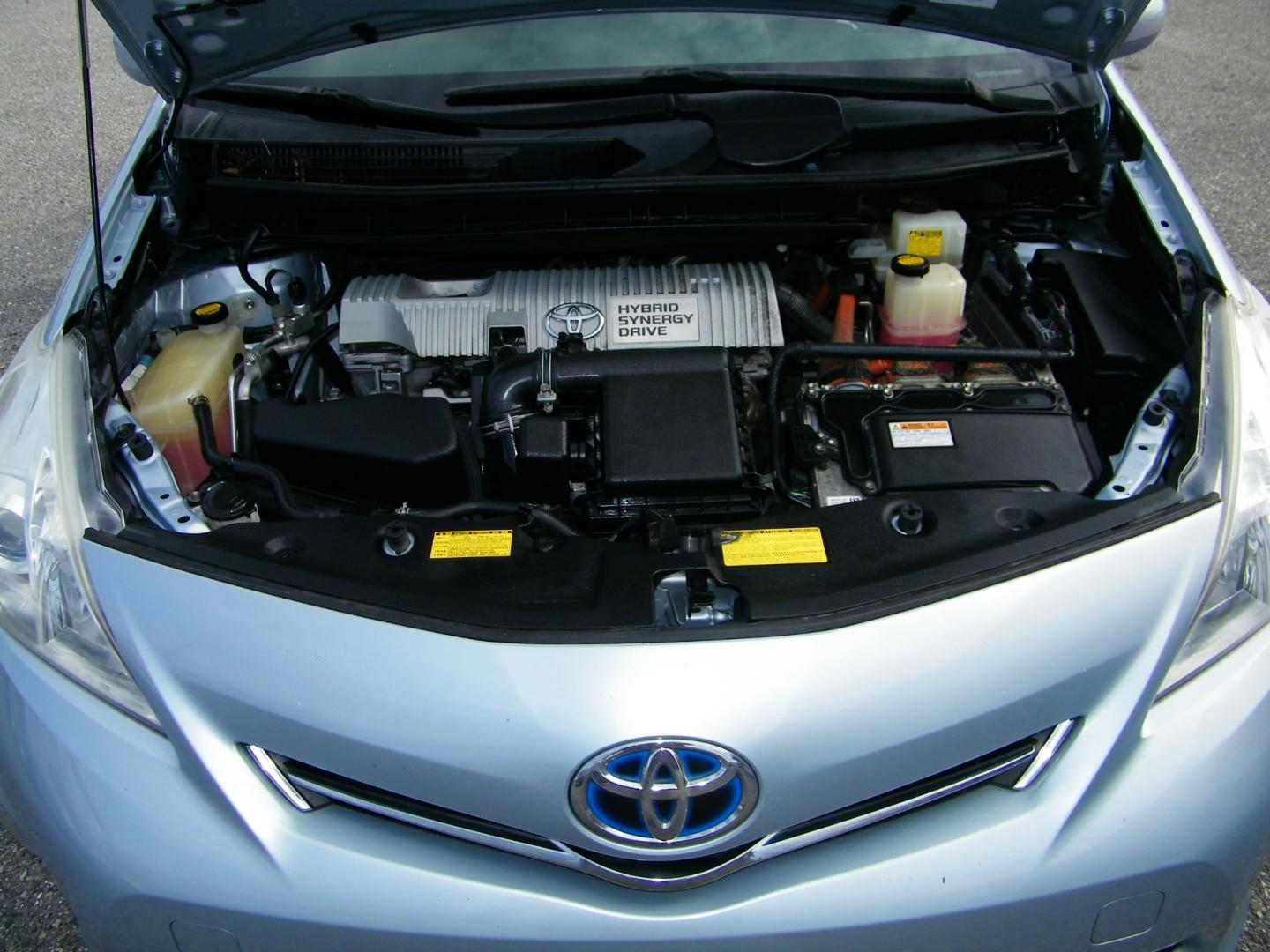 2013 Silver /Beige Toyota Prius V Three (JTDZN3EU5D3) with an 1.8L L4 DOHC 16V HYBRID engine, Continuously Variable Transmission transmission, located at 4000 Bee Ridge Road, Sarasota, FL, 34233, (941) 926-0300, 27.298664, -82.489151 - Photo#12